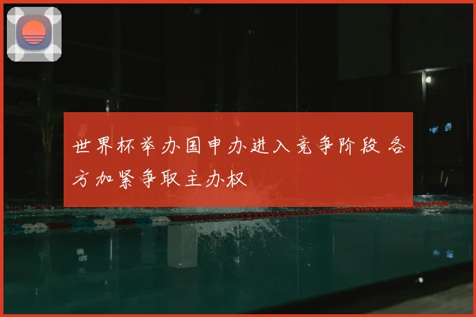 世界杯举办国申办进入竞争阶段 各方加紧争取主办权